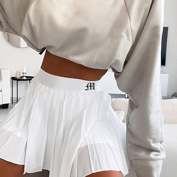 Naughty List Pleated Skirt - Vedlit
