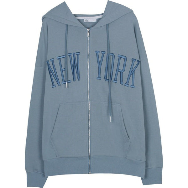 New York Embroidery Hoodie - Vedlit