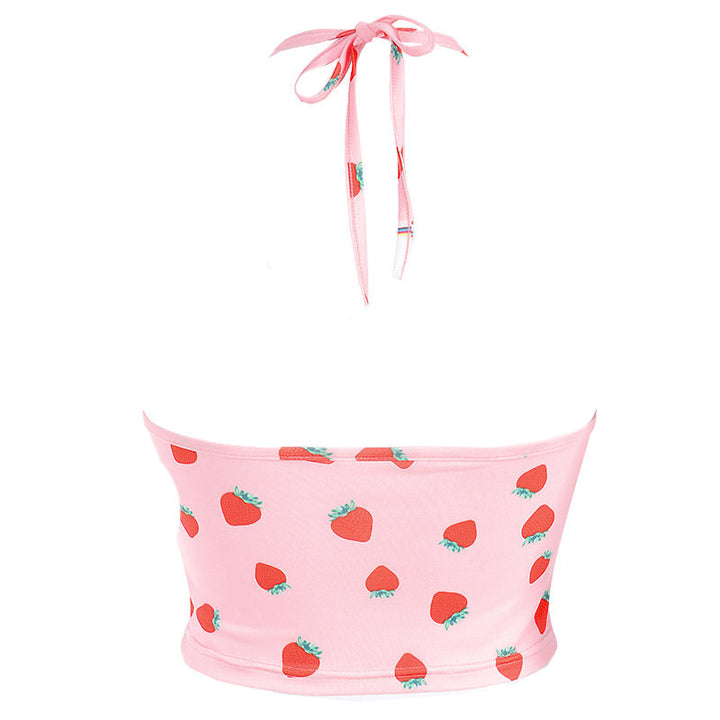 Strawberry Fields Halter Top - Vedlit