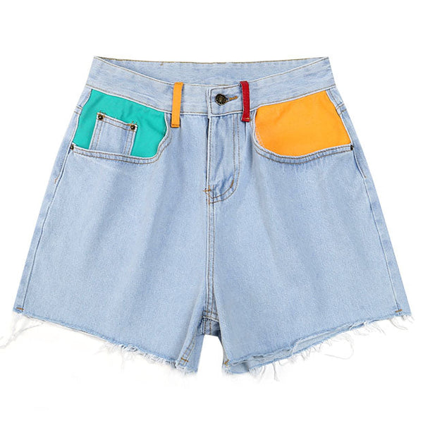 Artsy Denim Shorts - Vedlit