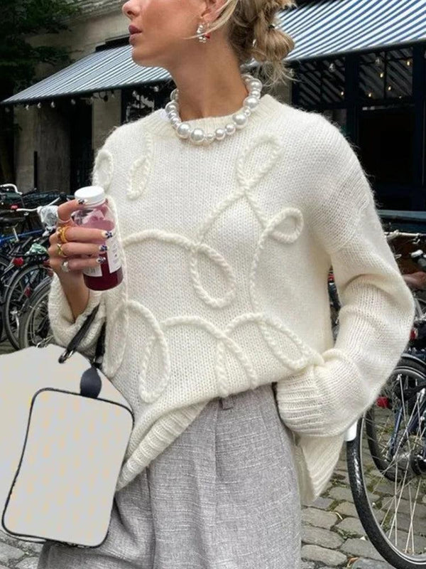 Old Money Knitted Sweater - Vedlit