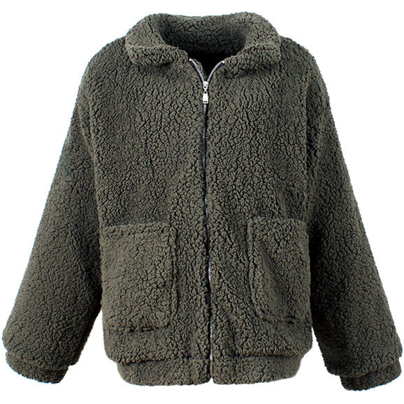 Teddy Zip Up Jacket - Vedlit