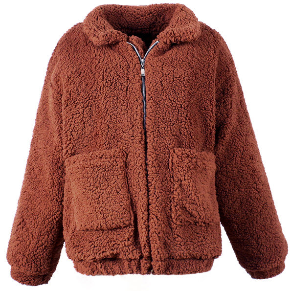 Teddy Zip Up Jacket - Vedlit