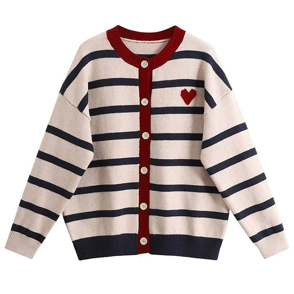Paris Striped Cardigan - Vedlit