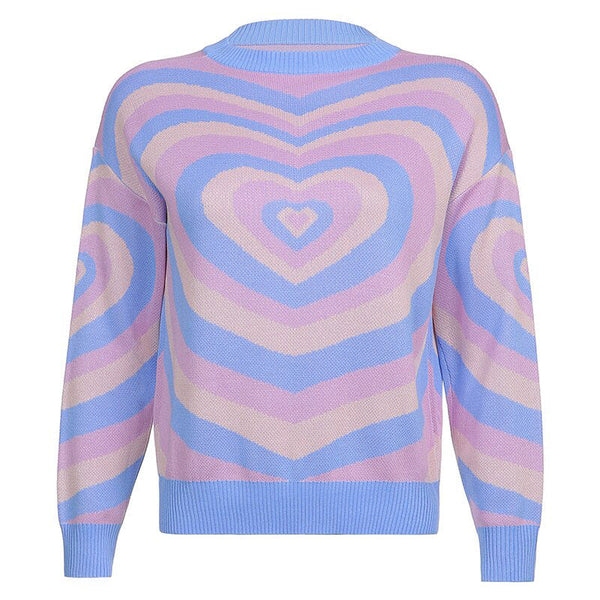 Pastel Heart Sweater - Vedlit