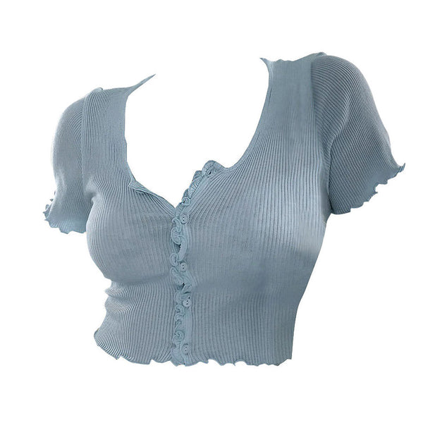 Personality Crisis Ribbed Top - Vedlit