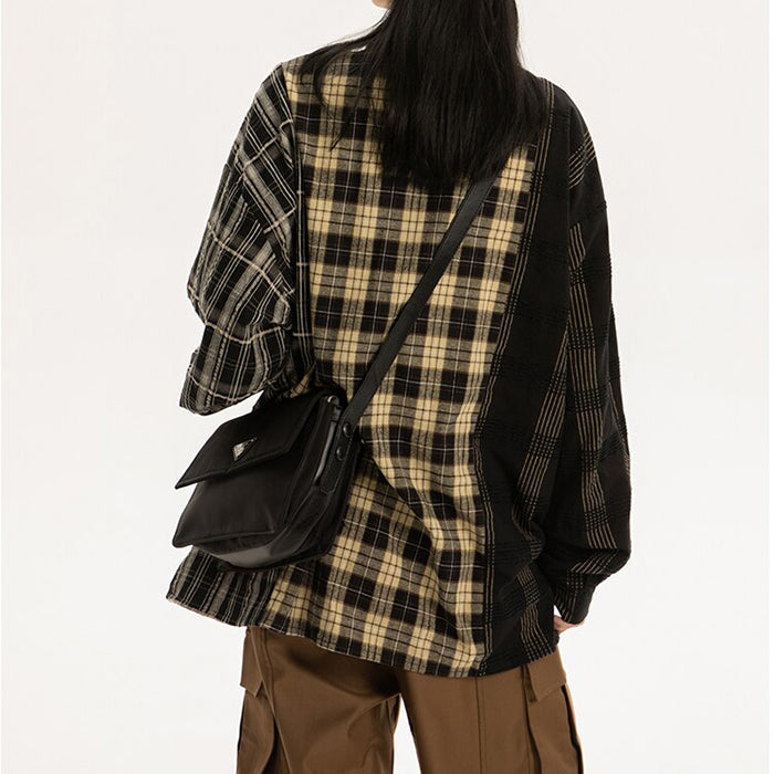 Plaid Oversized Shirt - Vedlit