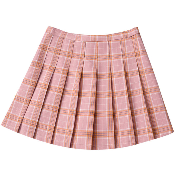Plaid Mini Skirt - Vedlit