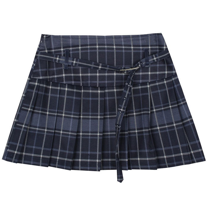 Preppy Aesthetic Plaid Skirt - Vedlit