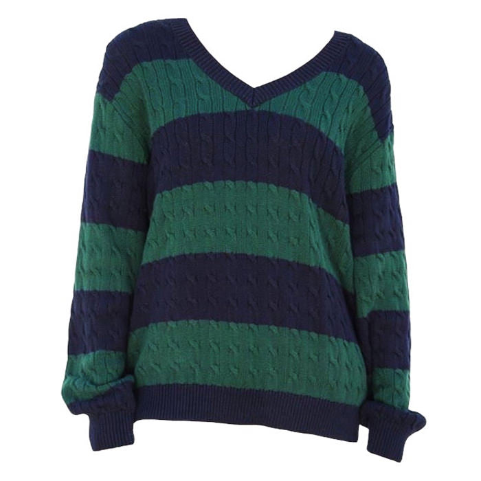 Preppy Girl Striped Jumper - Vedlit