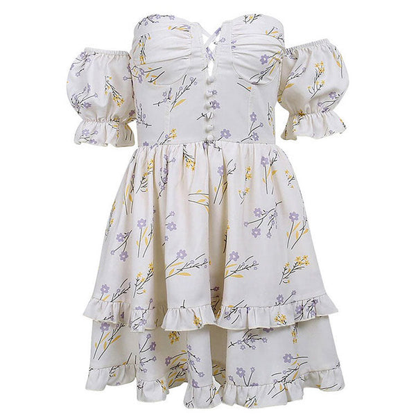 Princess Mood Floral Dress - Vedlit