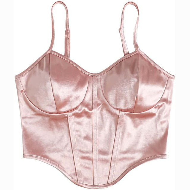 Princess Mood Satin Corset Top - Vedlit