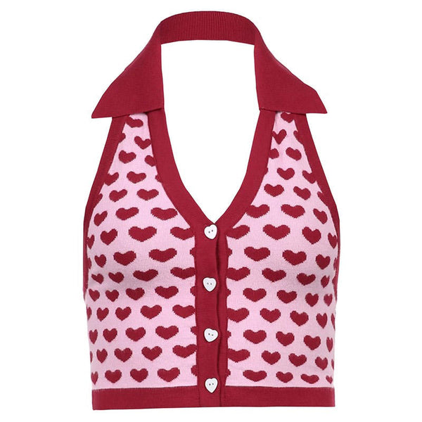 Professional Heartbreaker Collared Top - Vedlit