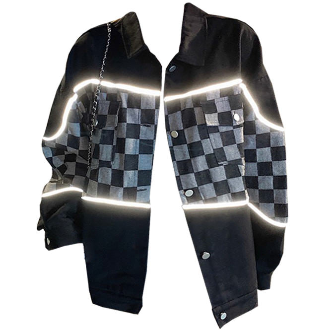 Reflective Checker Jacket - Vedlit