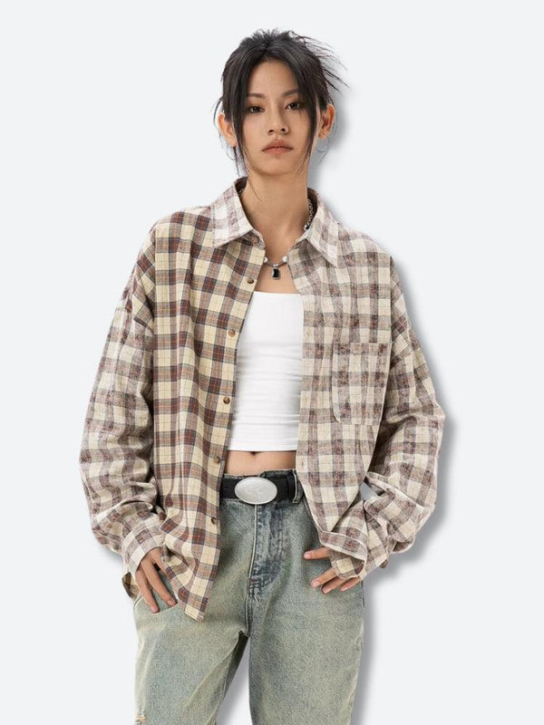 Retro Plaid Shirt - Vedlit