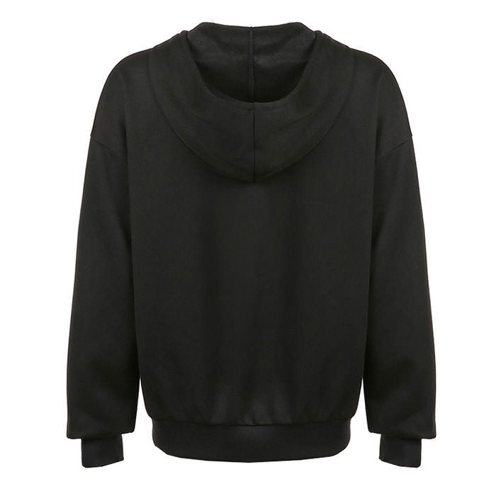 Rhinestone Skeleton Hoodie - Vedlit