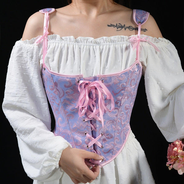 Ribbon Detailed Corset Top - Vedlit