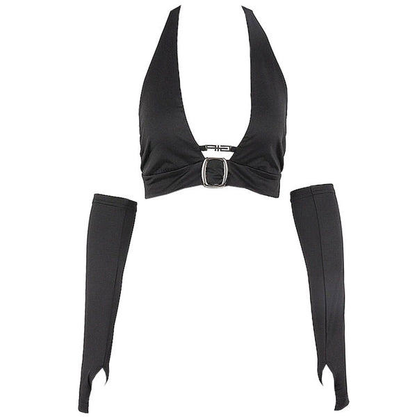 Risk Business Top & Arm Gloves Set - Vedlit