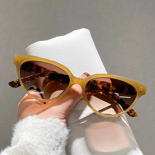 Round Cat Eye Sunglasses - Vedlit