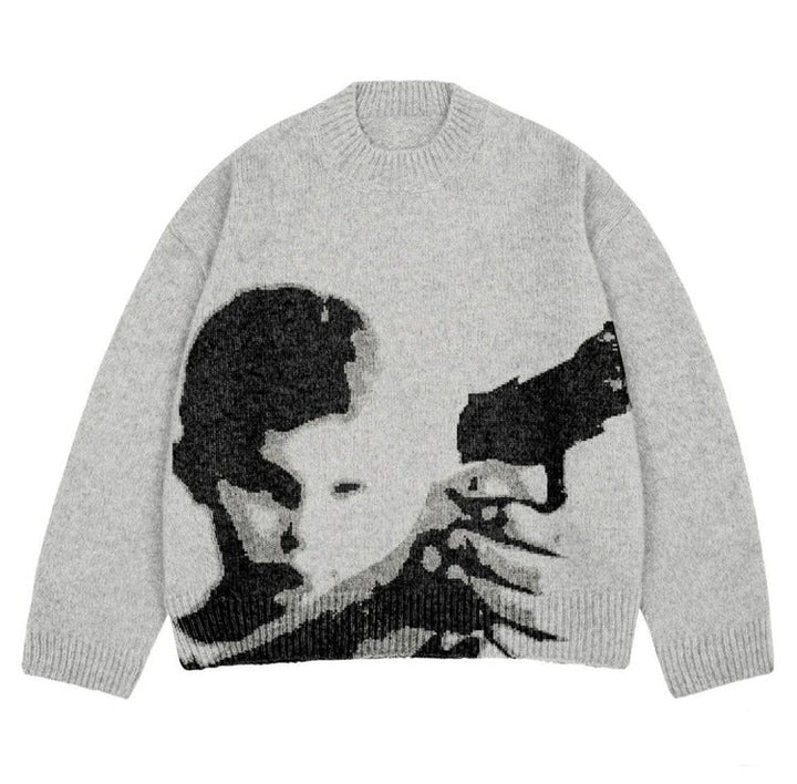 Run She Got the Gun Sweater - Vedlit