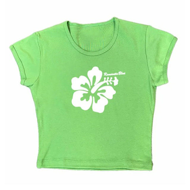 Coconut Girl Aesthetic Baby Tee - Vedlit