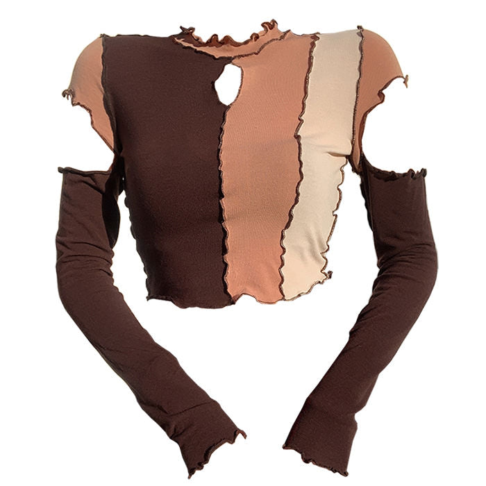 Shady Behavior Color Block Top - Vedlit