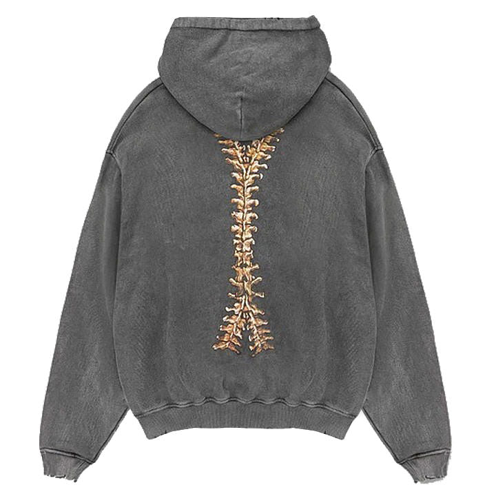 Skeleton Zip Up Hoodie - Vedlit