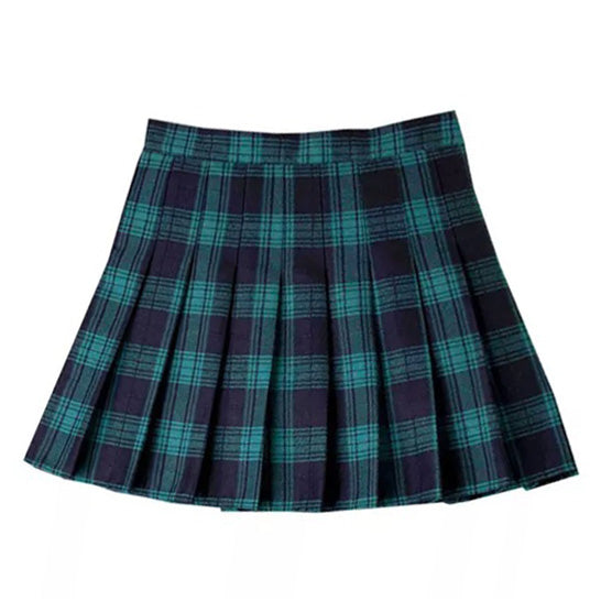 Skippin' School Plaid Skirt - Vedlit