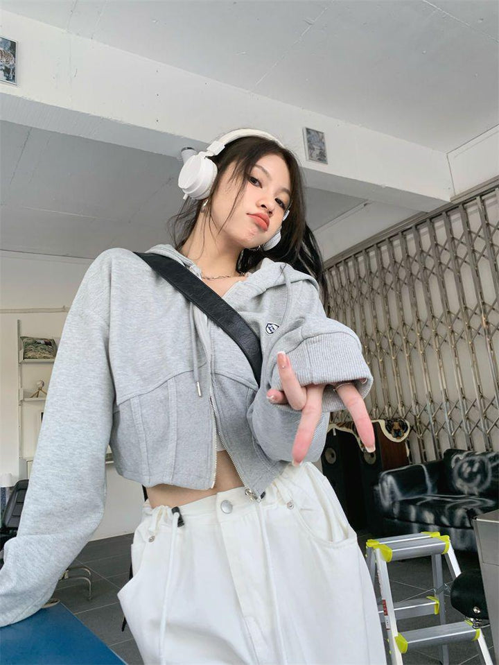 Soft Girl Cropped Hoodie - Vedlit