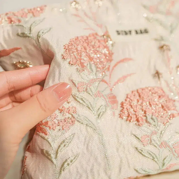 Soft Girl Floral Makeup Bag - Vedlit