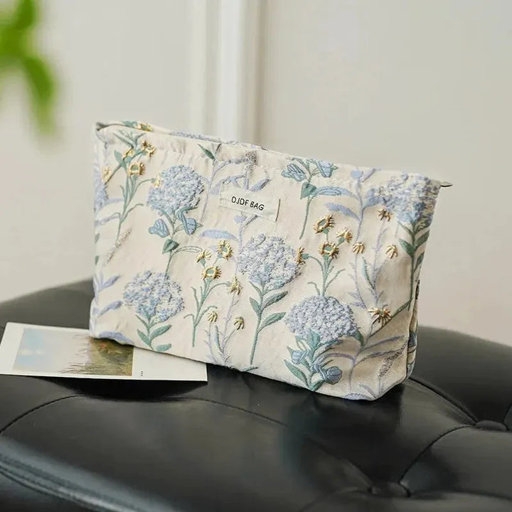 Soft Girl Floral Makeup Bag - Vedlit
