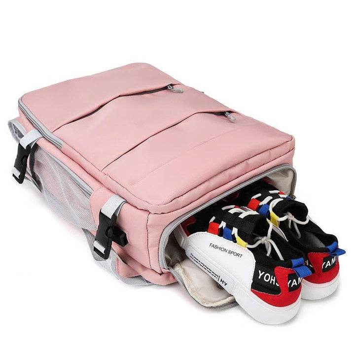 Soft Girl Hidden Pockets Travel Backpack - Vedlit