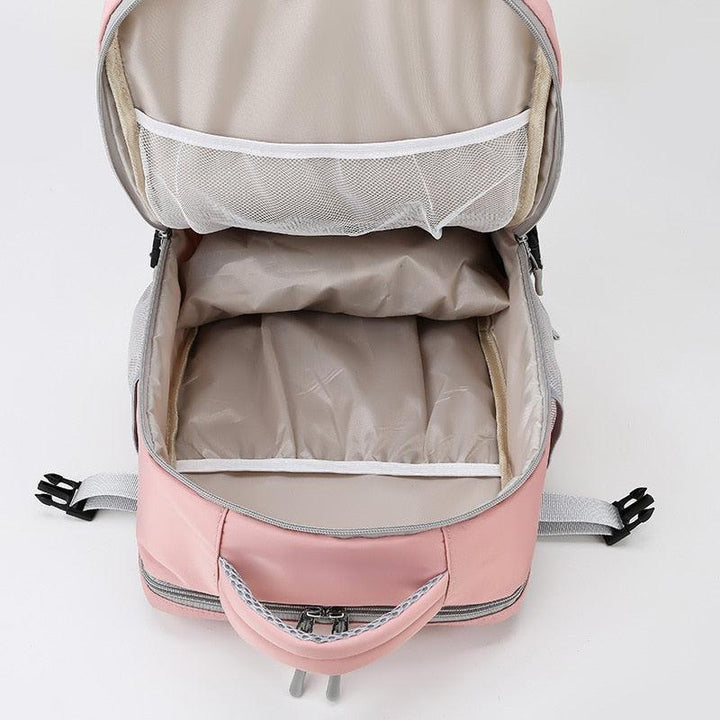 Soft Girl Hidden Pockets Travel Backpack - Vedlit
