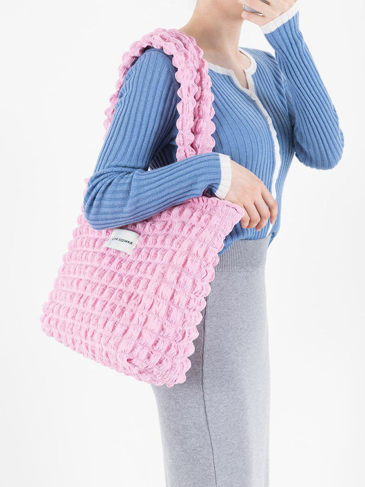 Soft Girl Popcorn Handbag - Vedlit