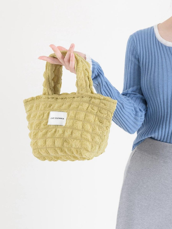 Soft Girl Popcorn Handbag - Vedlit