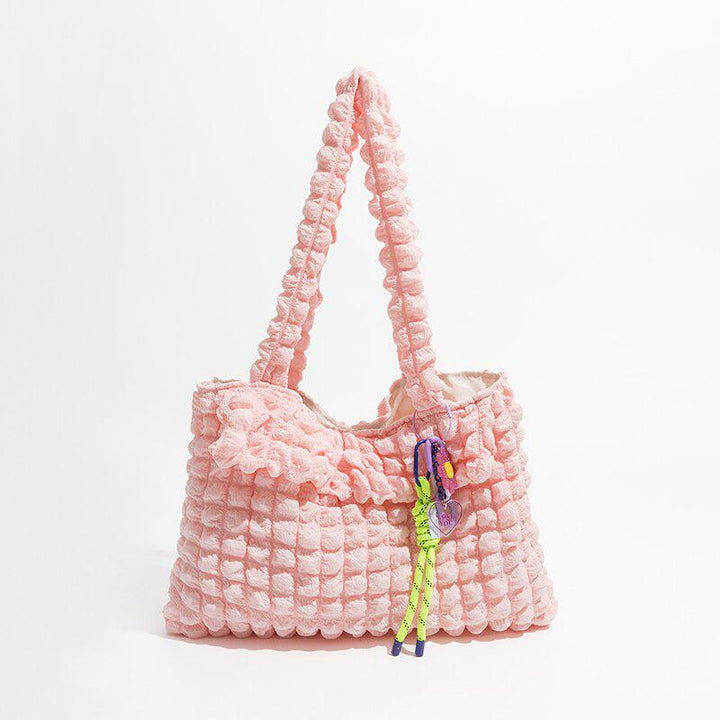 Soft Girl Popcorn Keychain Handbag - Vedlit