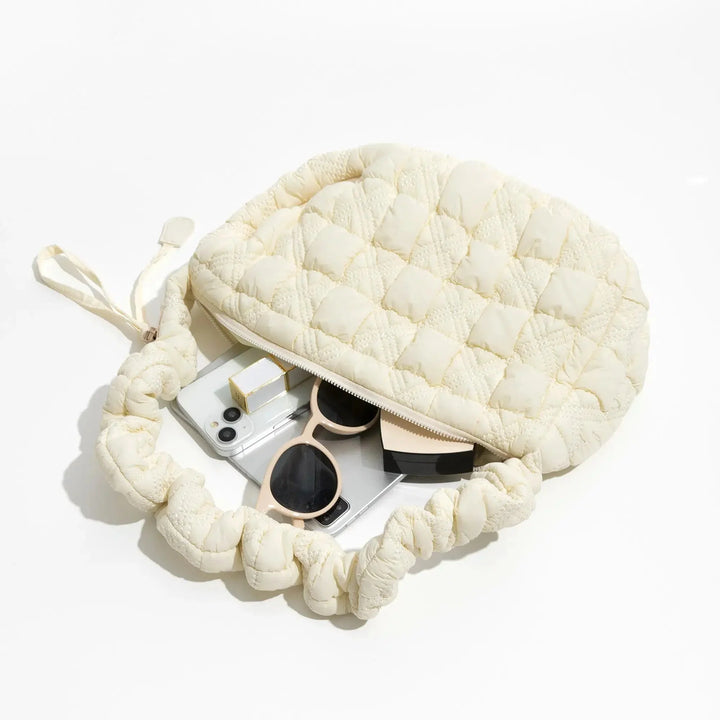 Soft Girl Quilted Bubble Shoulder Bag - Vedlit