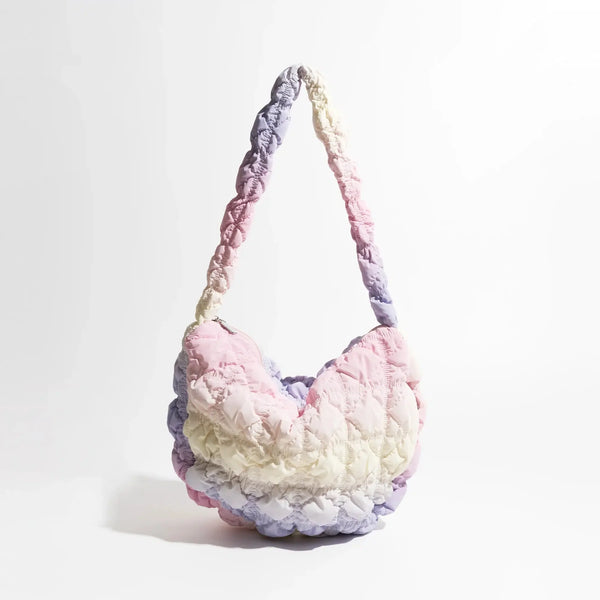 Soft Girl Rainbow Quilted Bag - Vedlit