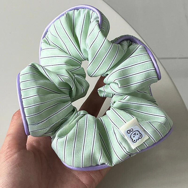 Soft Girl Striped Scrunchies - Vedlit