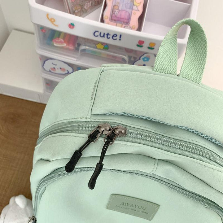 Soft Girl Waterproof School Backpack - Vedlit