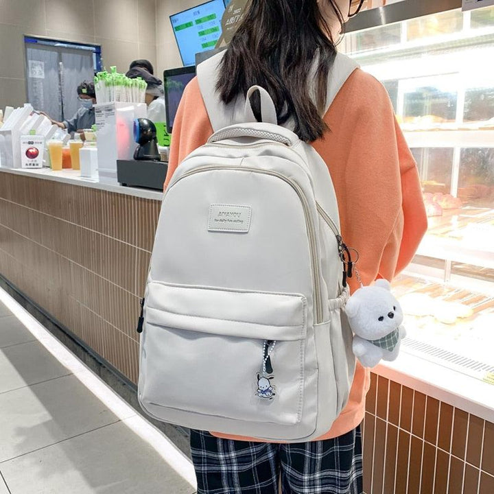 Soft Girl Waterproof School Backpack - Vedlit