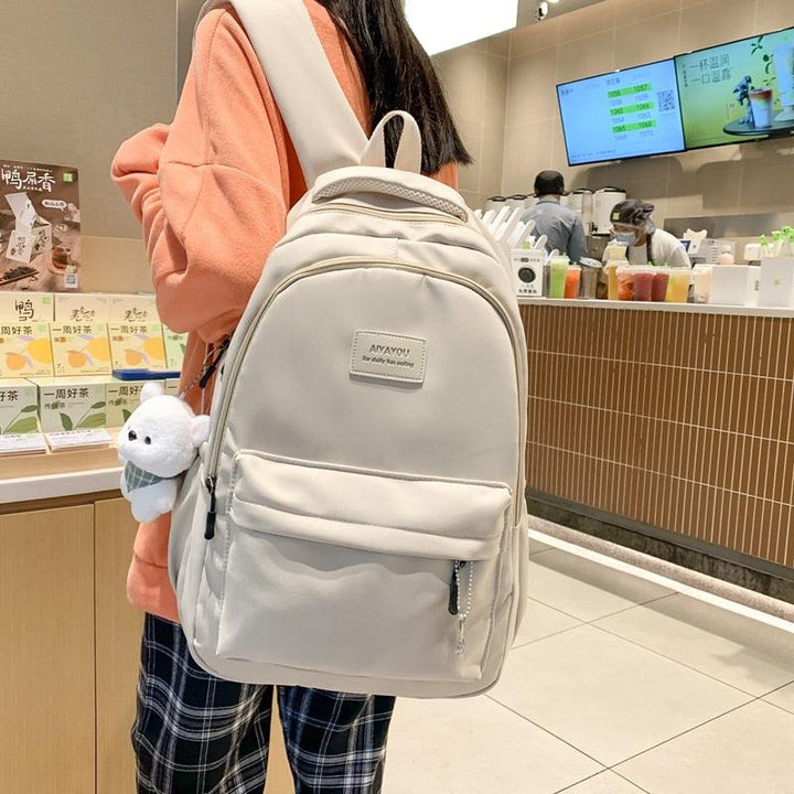 Soft Girl Waterproof School Backpack - Vedlit