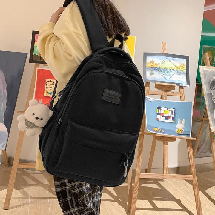 Soft Girl Waterproof School Backpack - Vedlit