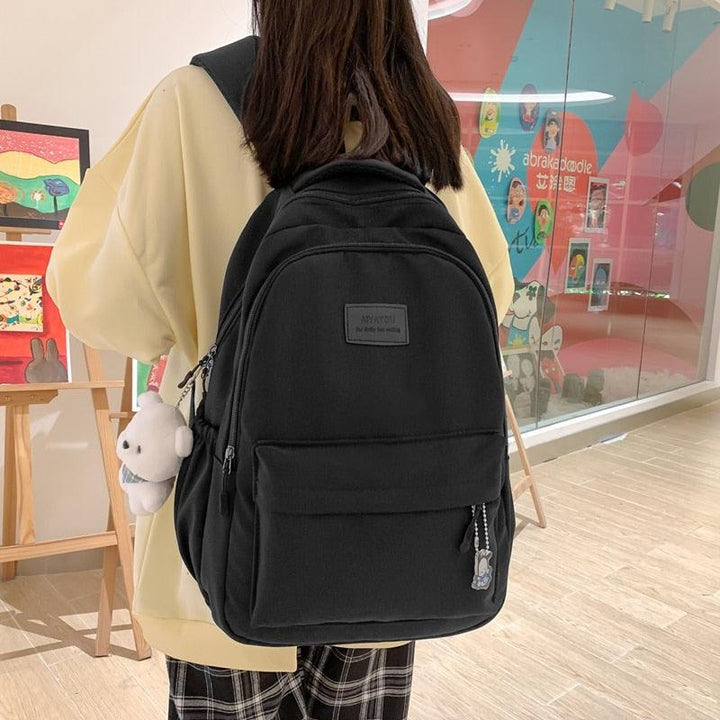 Soft Girl Waterproof School Backpack - Vedlit