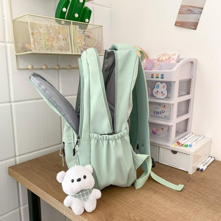 Soft Girl Waterproof School Backpack - Vedlit