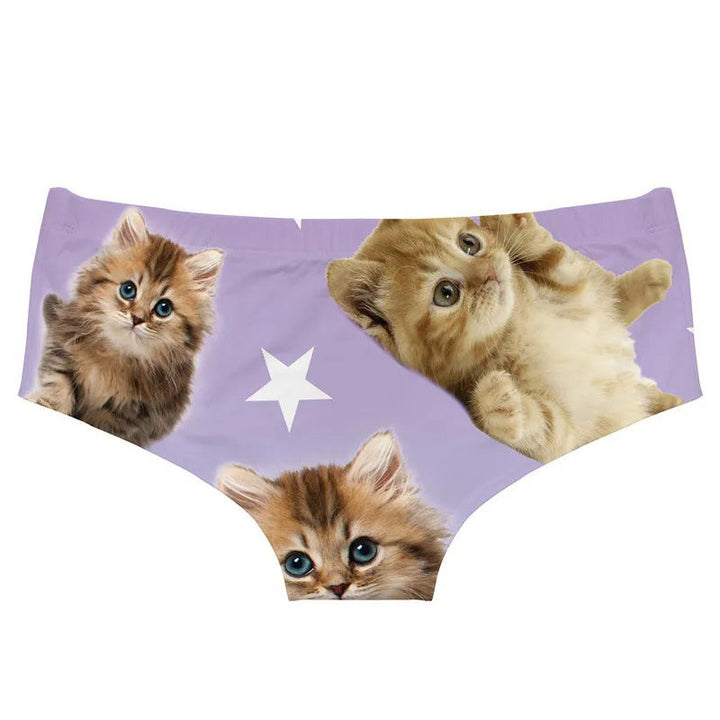 Kitten Star Print Panty - Vedlit