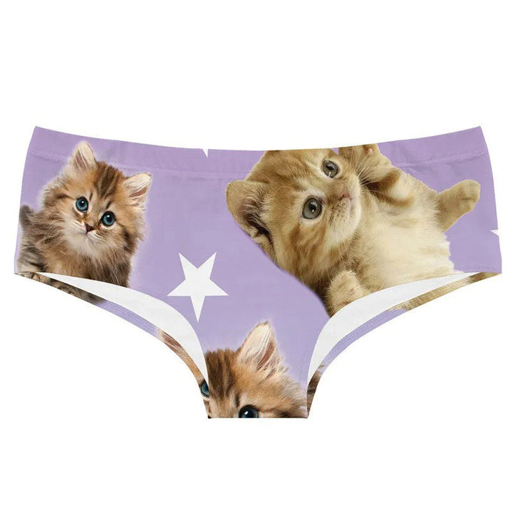 Kitten Star Print Panty - Vedlit