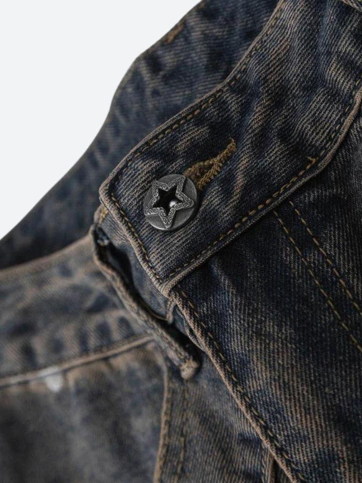 Stained Cargo Jeans - Vedlit