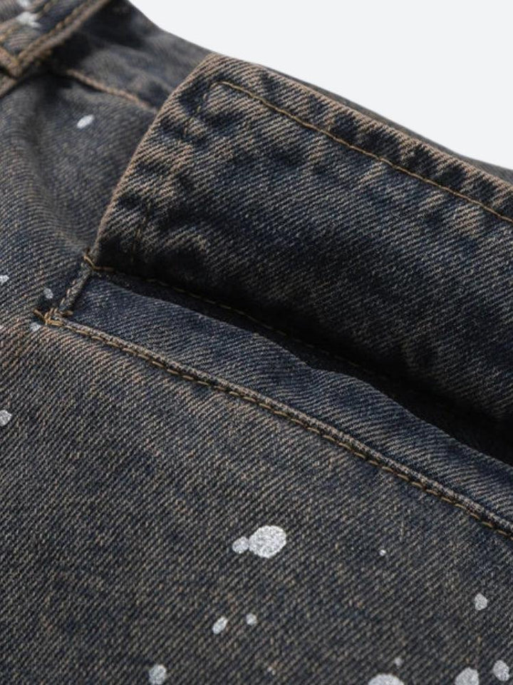 Stained Cargo Jeans - Vedlit