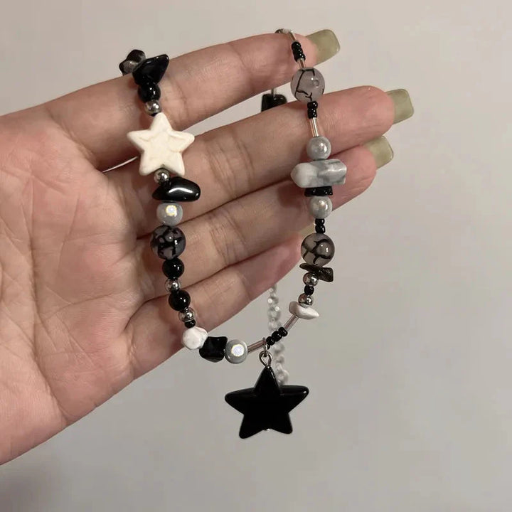 Star Pendant Beaded Necklace - Vedlit